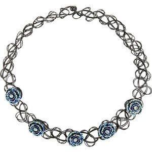 💙 Blue Rose Choker 💙